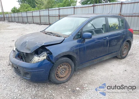 2008 Nissan Versa 1.8S from USA, damaged, VIN 3N1BC13E38L423590